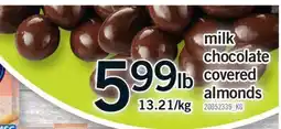 Fortinos MILK CHOCOLATE COVERED ALMONDS offer