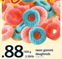 Fortinos NEON GUMMI DOUGHNUTS offer