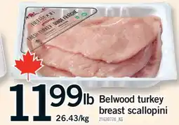 Fortinos BELWOOD TURKEY BREAST SCALLOPINI offer