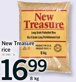 Fortinos NEW TREASURE RICE, 8 KG offer