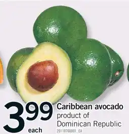 Fortinos CARIBBEAN AVOCADO offer