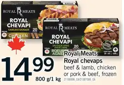 Fortinos ROYAL MEATS ROYAL CHEVAPS, 800 G/1 KG offer