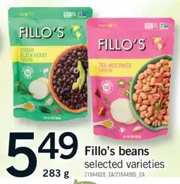 Fortinos FILLO'S BEANS, 283 G offer