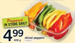Fortinos SLICED PEPPERS, 400 G offer