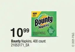 Fortinos BOUNTY NAPKINS, 400 COUNT offer