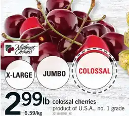 Fortinos COLOSSAL CHERRIES offer