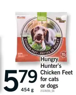 Fortinos HUNGRY HUNTER'S CHICKEN FEET FOR CATS OR DOGS, 454 G offer