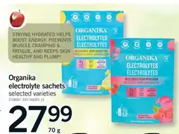 Fortinos ORGANIKA ELECTROLYTE SACHETS, 70g offer