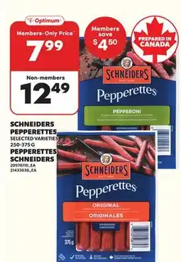 Independent Grocer SCHNEIDERS PEPPERETTES, 250-375 G offer