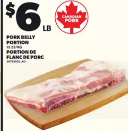Independent Grocer PORK BELLY PORTION offer