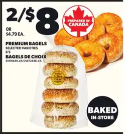 Independent Grocer PREMIUM BAGELS, 6'S offer