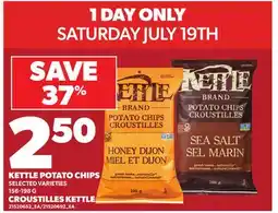 Independent Grocer KETTLE POTATO CHIPS, 156-198 G offer