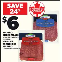 Independent Grocer MASTRO SLICED MEATS, 125/150 G offer