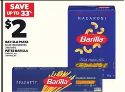 Independent Grocer BARILLA PASTA, 340/410 G offer