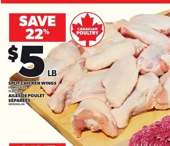 Independent Grocer SPLIT CHICKEN WINGS offer