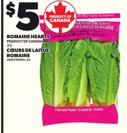 Independent Grocer ROMAINE HEARTS, 3'S offer