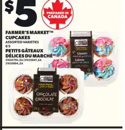 Independent Grocer FARMER'S MARKET CUPCAKES, 6'S offer