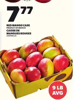 Independent Grocer RED MANGO CASE, 9 LB AVG offer