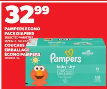 Independent Grocer PAMPERS ECONO PACK DIAPERS, 58-200'S offer