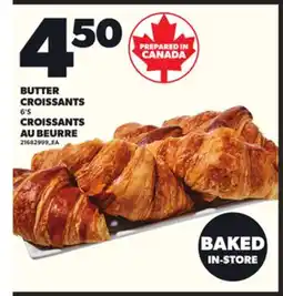 Independent Grocer BUTTER CROISSANTS, 6'S offer