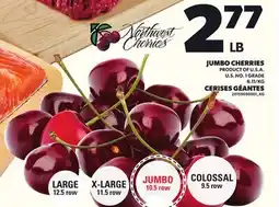 Independent Grocer JUMBO CHERRIES offer