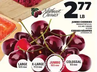 Independent Grocer JUMBO CHERRIES offer