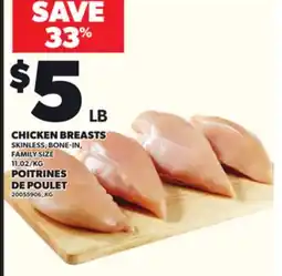 Independent Grocer CHICKEN BREASTS, 11.02/KG offer