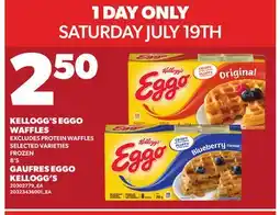 Independent Grocer KELLOGG'S EGGO WAFFLES, 8'S offer