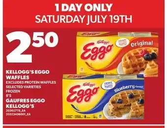 Independent Grocer KELLOGG'S EGGO WAFFLES, 8'S offer