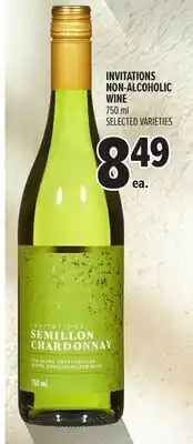 Metro INVITATIONS NON-ALCOHOLIC WINE offer