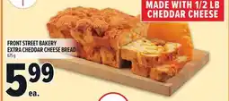 Metro FRONT STREET BAKERY EXTRA CHEDDAR CHEESE BREAD offer