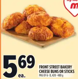 Metro FRONT STREET BAKERY CHEESE BUNS OR STICKS offer