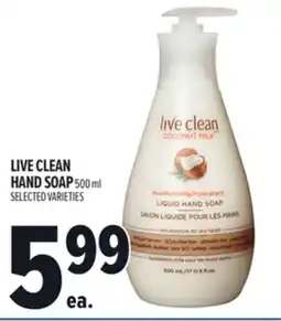 Metro LIVE CLEAN HAND SOAP offer