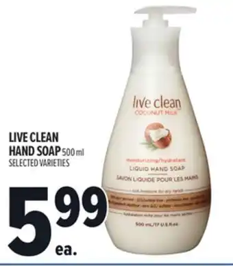 Metro LIVE CLEAN HAND SOAP offer