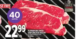 Metro PLATINUM GRILL ANGUS STRIP LOIN STEAK FAST FRY offer