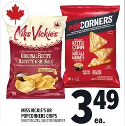 Metro MISS VICKIE'S OR POPCORNERS CHIPS offer