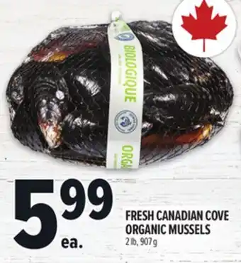 Metro FRESH CANADIAN COVE ORGANIC MUSSELS offer