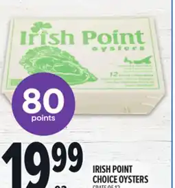 Metro IRISH POINT CHOICE OYSTERS offer