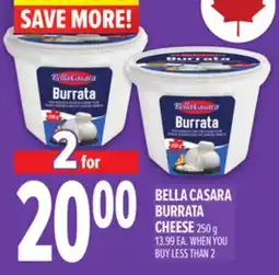 Metro BELLA CASARA BURRATA CHEESE offer