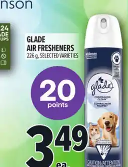 Metro GLADE AIR FRESHENERS offer