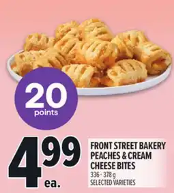 Metro FRONT STREET BAKERY PEACHES & CREAM CHEESE BITES offer