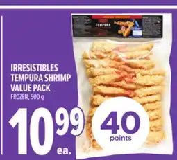 Metro IRRESISTIBLES TEMPURA SHRIMP VALUE PACK offer