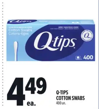 Metro Q-TIPS COTTON SWABS offer