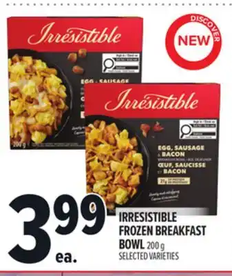 Metro IRRESISTIBLE FROZEN BREAKFAST BOWL offer