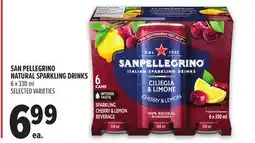 Metro SAN PELLEGRINO NATURAL SPARKLING DRINKS offer
