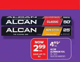 Metro ALCAN ALUMINUM FOIL offer