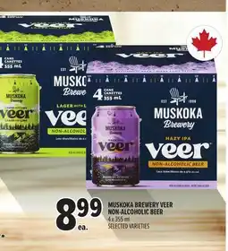 Metro MUSKOKA BREWERY VEER NON-ALCOHOLIC BEER offer