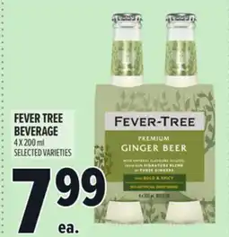 Metro FEVER TREE BEVERAGE offer