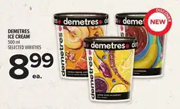 Metro DEMETRES ICE CREAM offer