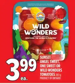 Metro SUNSET ANGEL SWEET, ONE SWEET OR WILD WONDERS TOMATOES offer